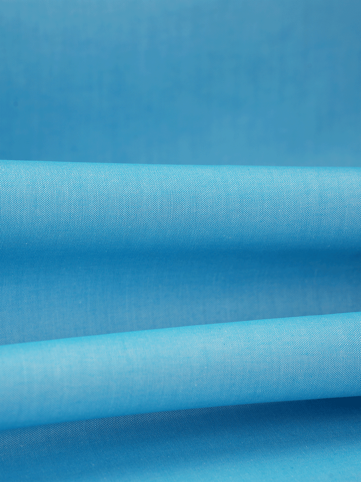 Men's Plain Giza Cotton Sky Blue Color Shirt Fabric Carmy