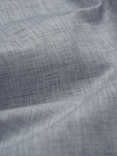 Mens Plain Linen Slub Light Grey Color Shirting Beetal