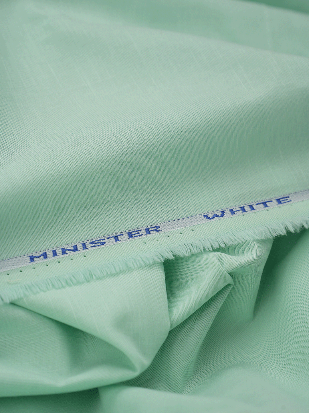 Men's Plain Cotton Linen Pista Green Color Shirt Fabric Spider Linen