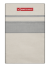 Men's Cotton Kara Grey Fancy Border Double Layer Dhoti Uppala