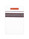 Men’s White Cotton Single Layer Dhoti with Maroon Fancy Border True Value