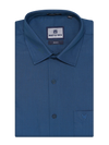 Mens Cotton Regular Fit Teal Colour Shirt Remo