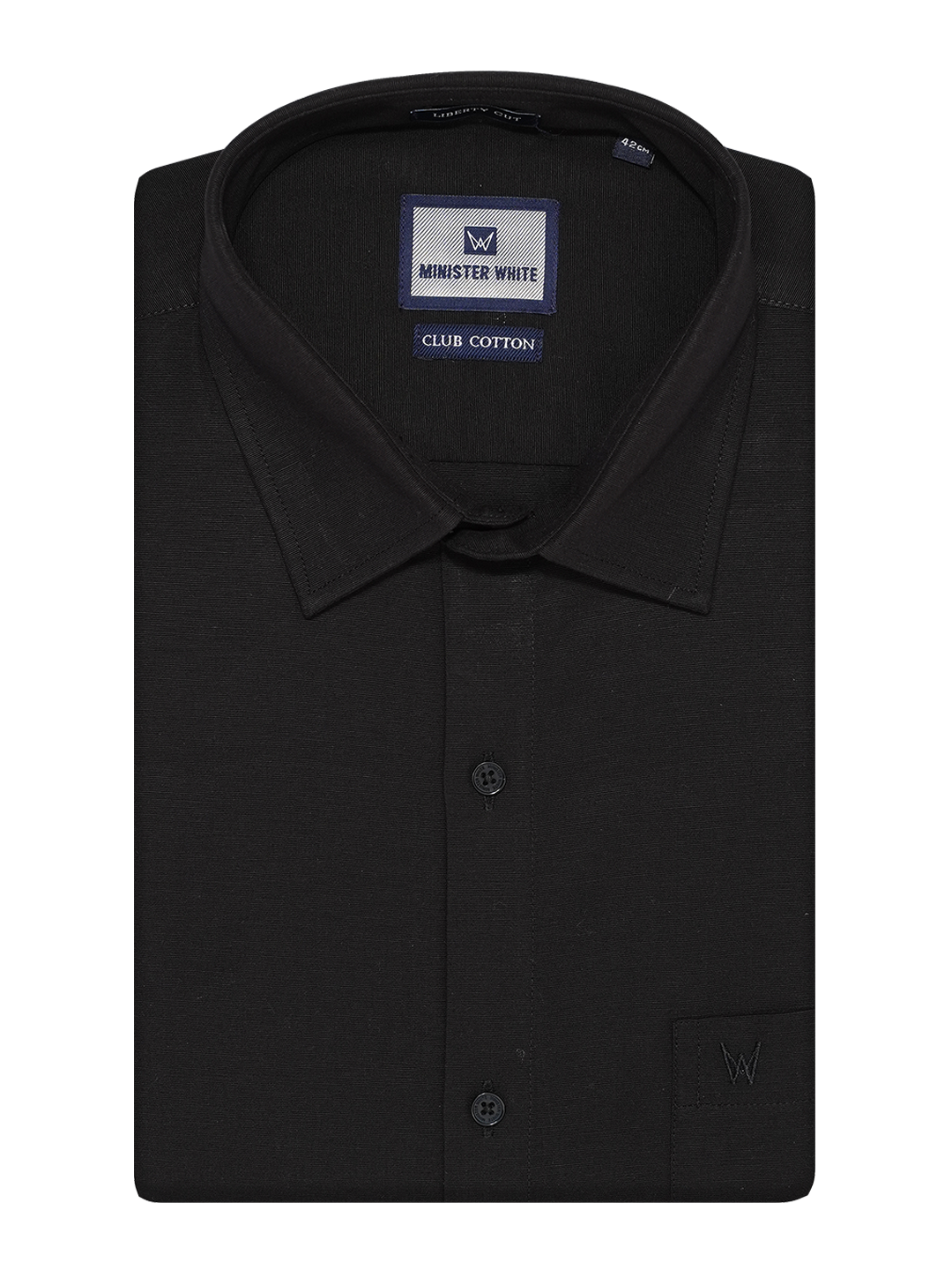 Mens Cotton Black Shirt with Matching Border Dhoti Combo