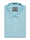 Mens Cotton Linen Regular Fit Sky Blue Colour Shirt Azuro Linen