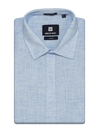 Mens Cotton Sky Blue Colour Regular Fit Shirt Oura