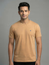 Men's sandal Regular Fit Round Neck T-Shirt Crisper