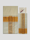 Men's Premium Art Silk Cream Shirt Bit with 2 1/2