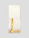 Men's Premium Art Silk Cream Shirt Bit with 50k Gold Jari Border Dhoti Combo Cherished Moments