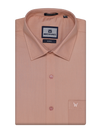 Mens Cotton Regular Fit Peach Colour Shirt Remo