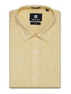 Mens Cotton Butter Colour Regular Fit Shirt Oura
