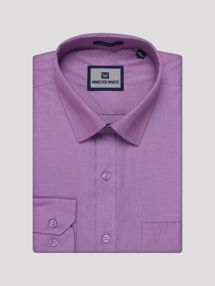 Mens Light Purple Color Shirt with Matching Border Dhoti Combo Casper