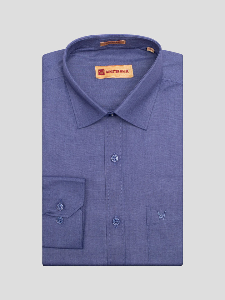 Men's Blue Color Shirt with Matching Fancy Printed Border Dhoti Combo Casper Trends