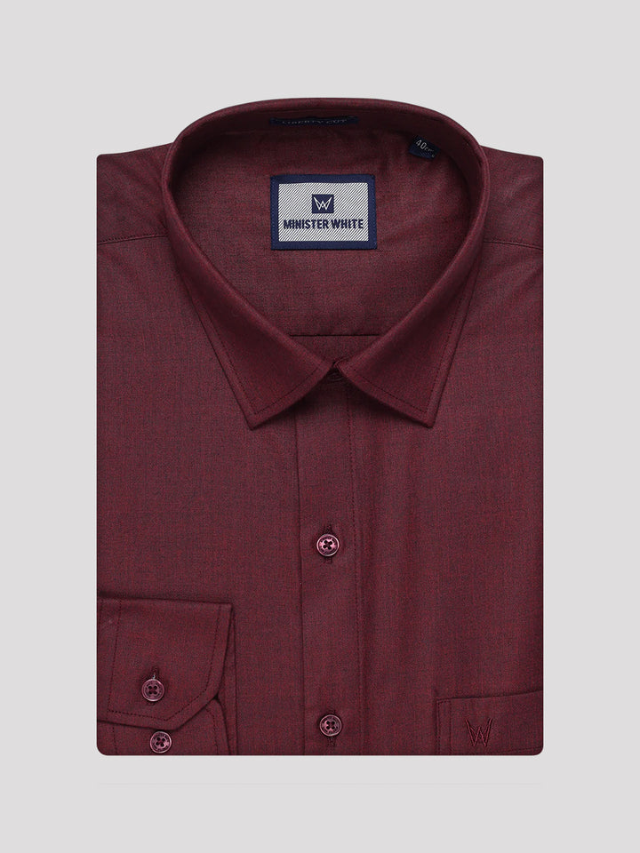 Mens Maroon Color Shirt with Matching Border Dhoti Combo Casper