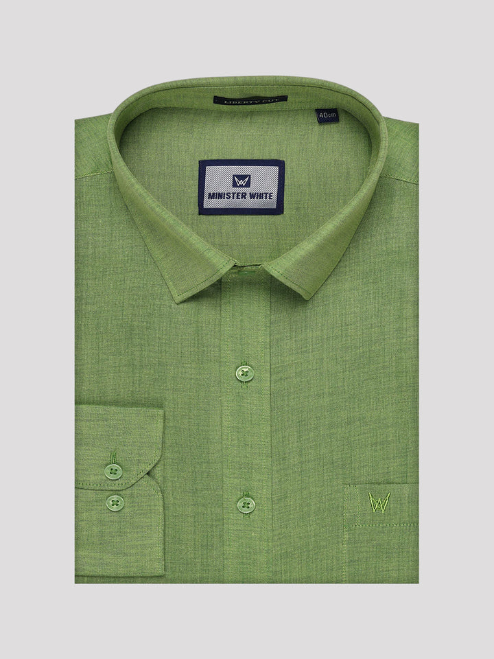 Mens Cotton Light Green Shirt with Tissue Matching Border Flexi Dhoti Wedding Combo Kandala