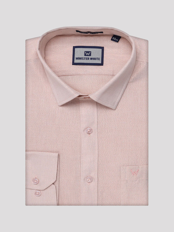 Men's Tissue Copper Shirt with Jacquard Fancy Border Flexi Dhoti Wedding Combo Nios