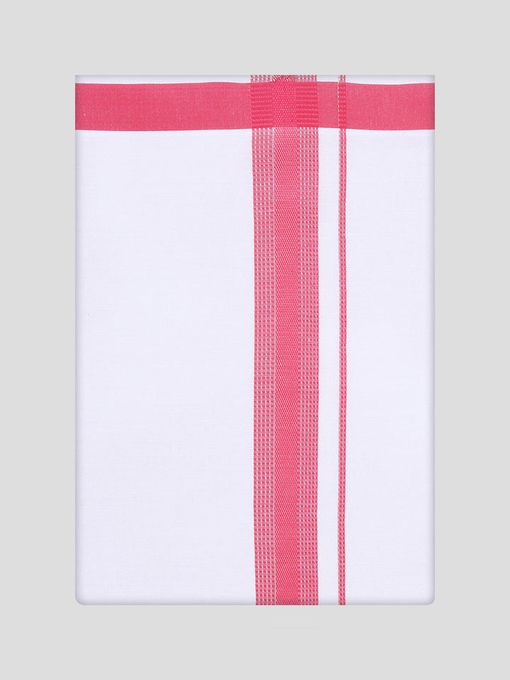 Mens Cotton Pink Matching Shirt and Dhoti Combo Luster