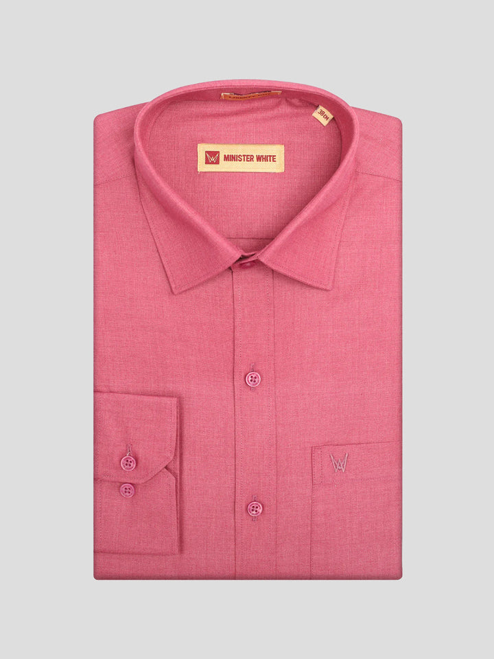 Men's Pink Color Shirt with Matching Fancy Printed Border Dhoti Combo Casper Trends