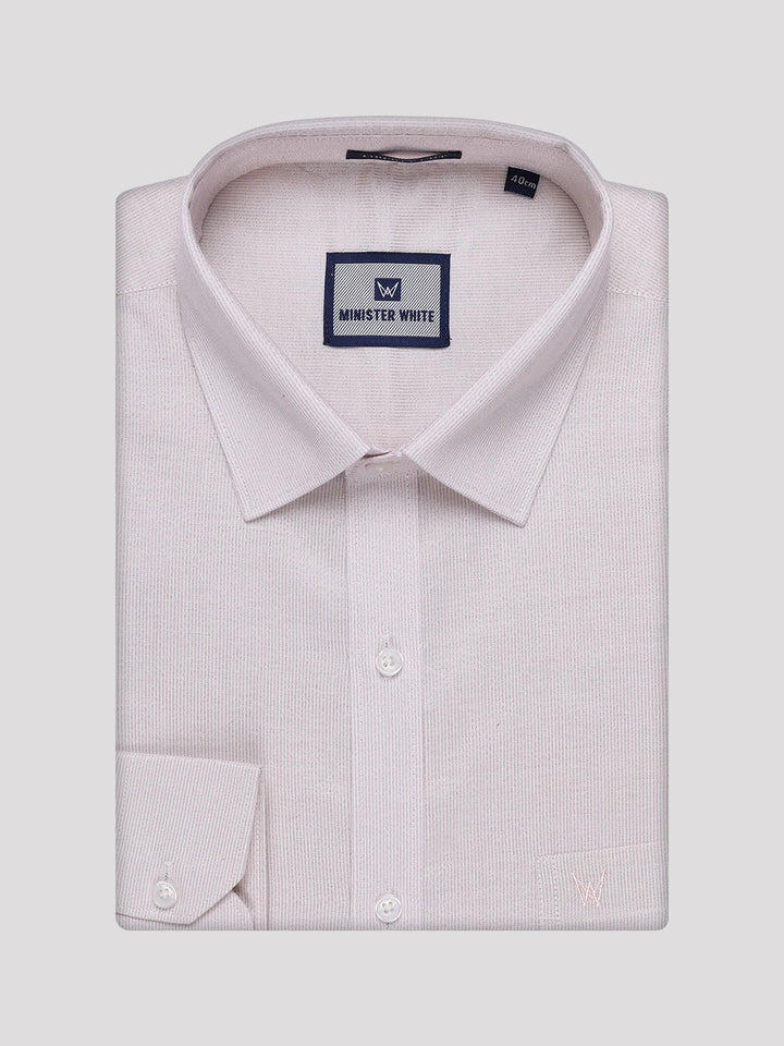 Men's Light Rose Tissue Stripe Shirt Kane