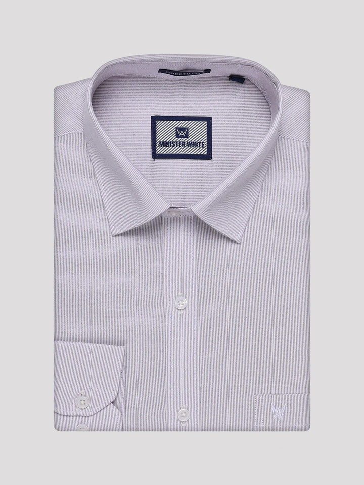 Men's Lavender Tissue Stripe Shirt Kane