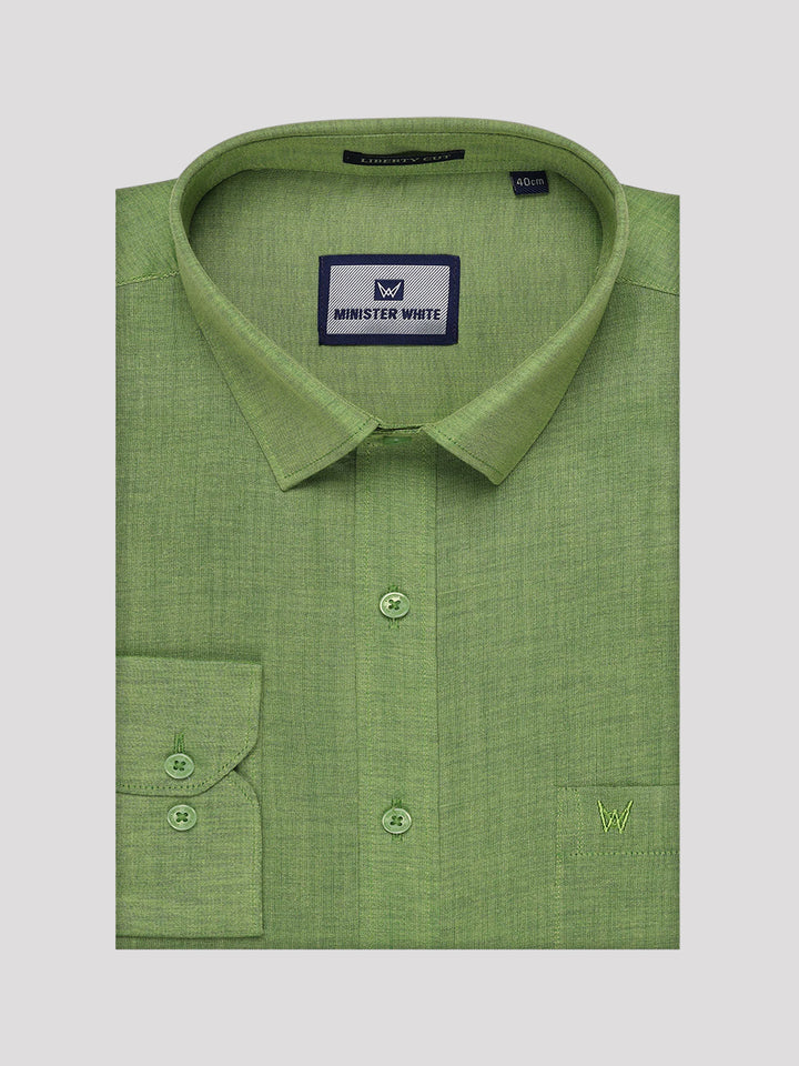 Mens Cotton Light Green Shirt with Tissue Matching Border Dhoti Wedding Combo Kandala