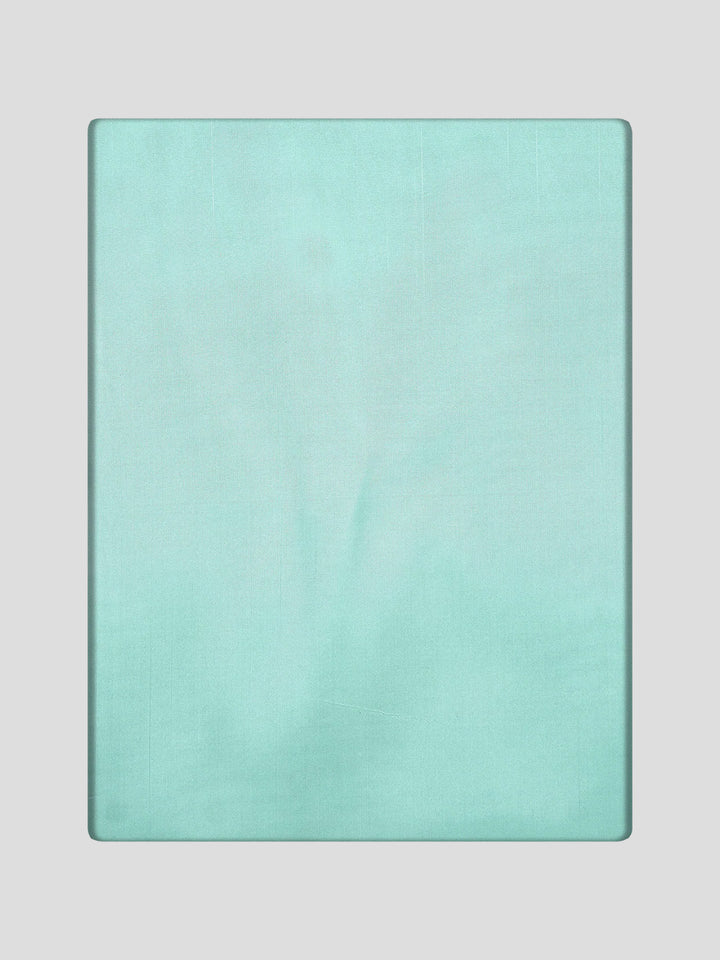 Men's Premium Art Silk Mint Leaf Green Shirt Bit with Gold Jari Border Dhoti Towel Combo Wedding Wonders