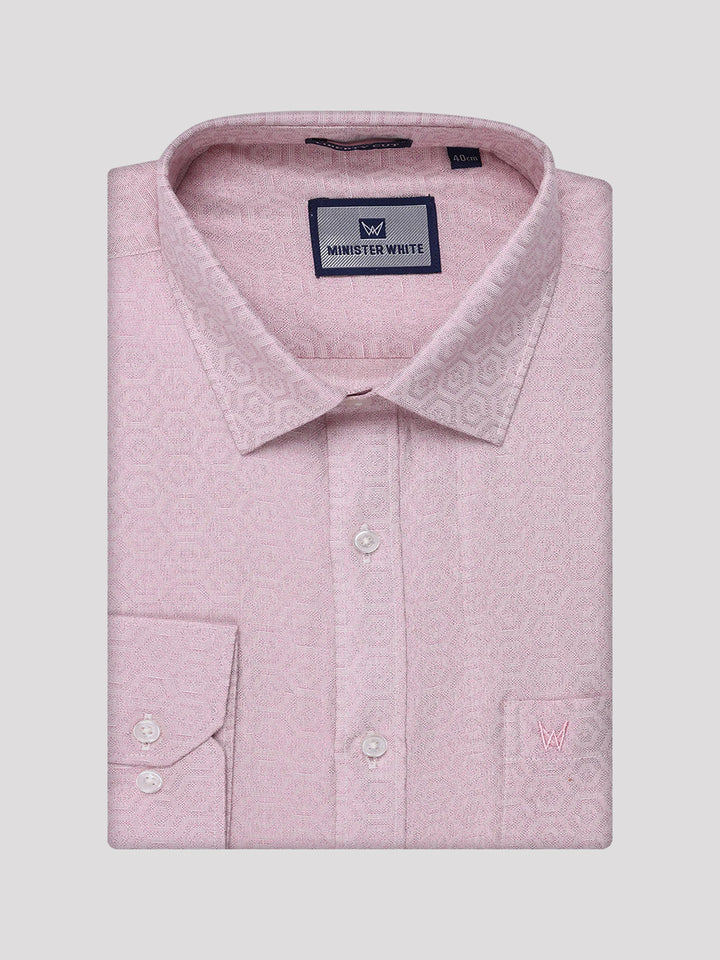 Men's Rose Tissue Jacquard Shirt Zeebra