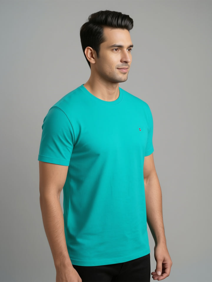 Men's Sky Regular Fit Round Neck T-Shirt Crisper