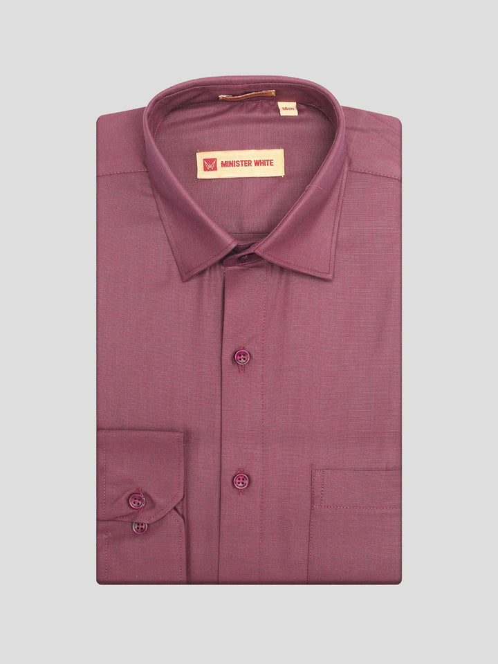 Men's Dark Wine Color Shirt with Matching Fancy Printed Border Dhoti Combo Casper Trends