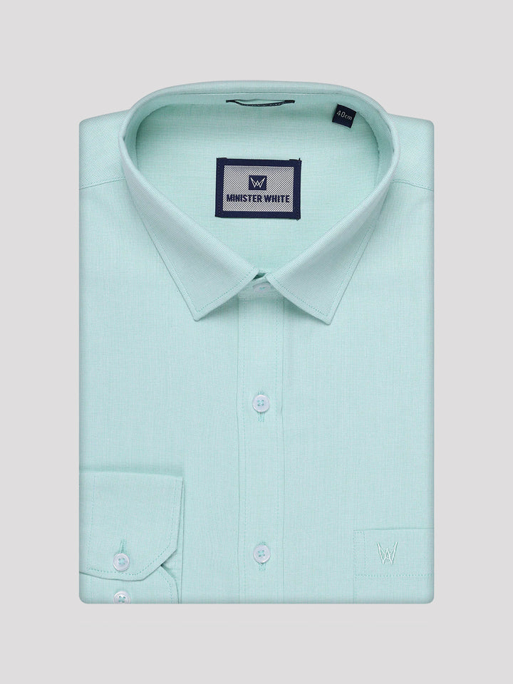 Men's Cotton Sea Green Shirt Nector