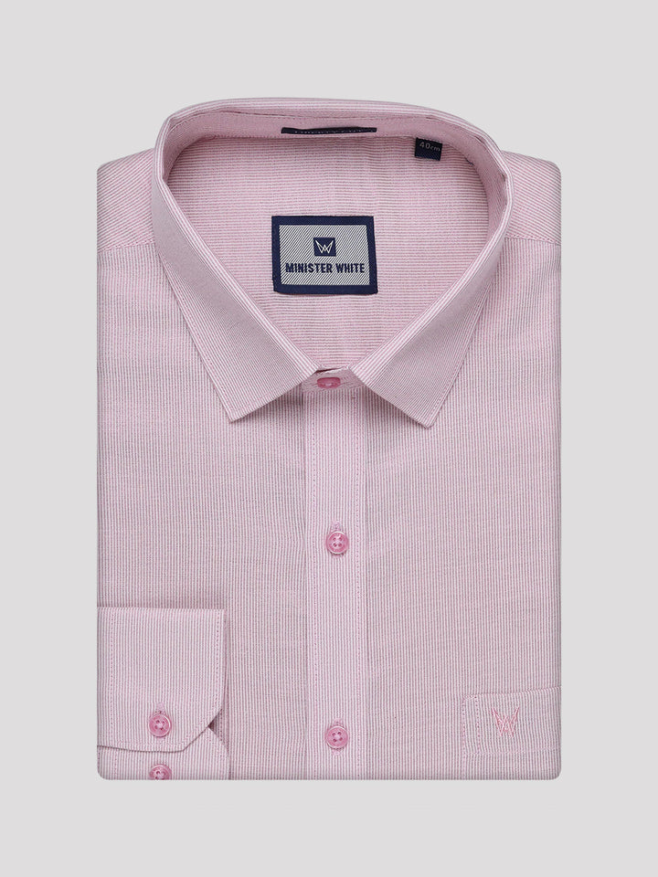Men's Rose Tissue Stripe Shirt Kane
