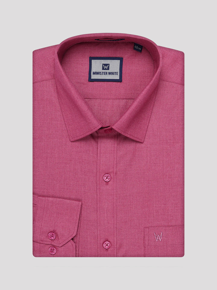 Mens Pink Color Shirt with Matching Border Dhoti Combo Casper