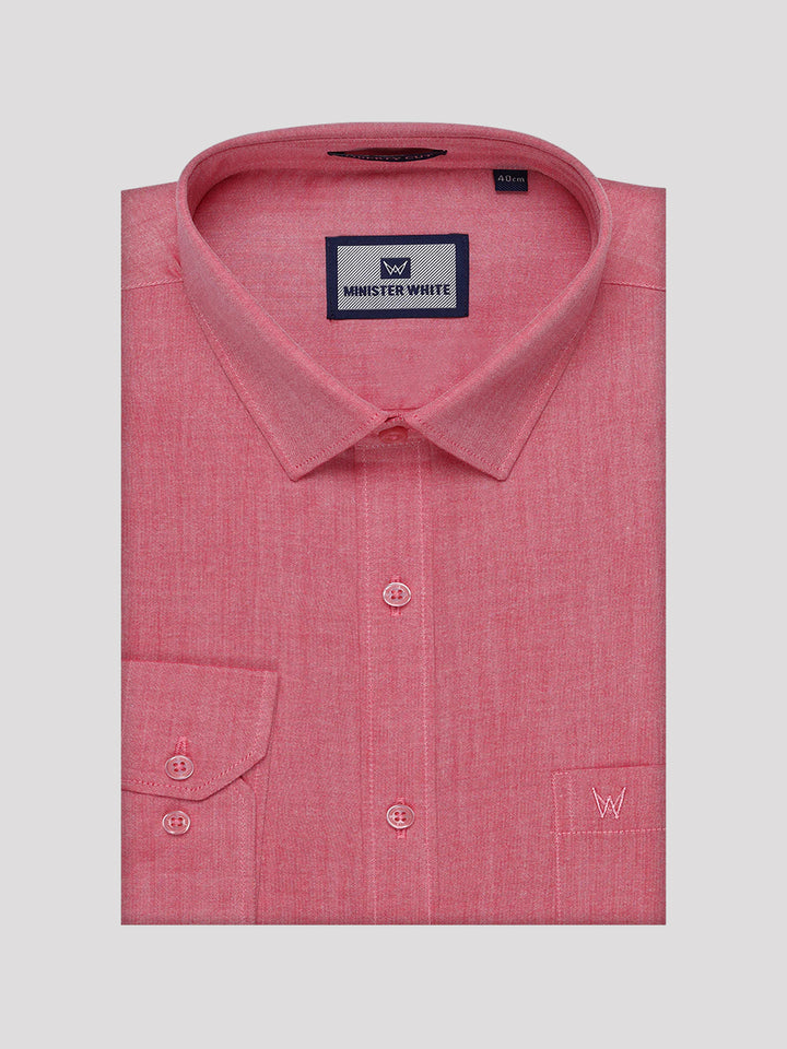 Men's Cotton Pink Shirt with Tissue Matching Border Flexi Dhoti Wedding Combo Kandala
