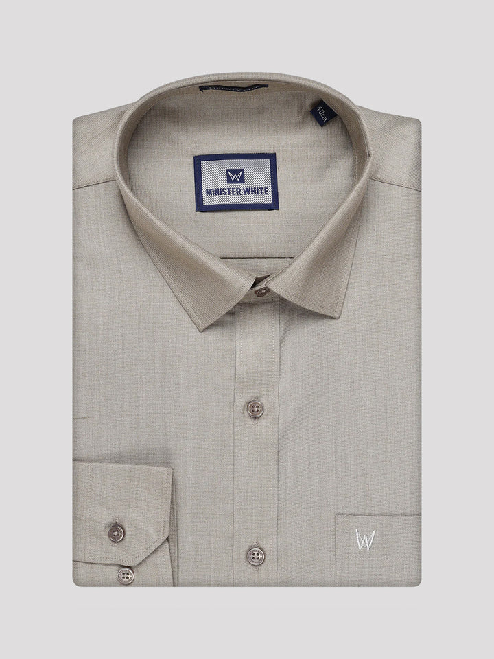 Mens Cotton Light Olive Matching Shirt and Dhoti Combo Luster