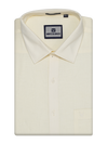 Mens Cotton Linen Regular Fit Cream Colour Shirt Azuro Linen