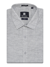 Mens Cotton Steel Colour Regular Fit Shirt Oura