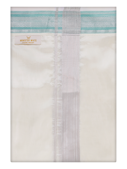 Men's Fancy Jari Border Flexi Dhoti Finesse