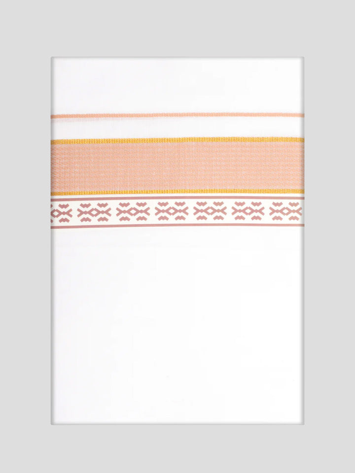 Men's Brown Color Shirt with Matching Fancy Printed Border Dhoti Combo Casper Trends