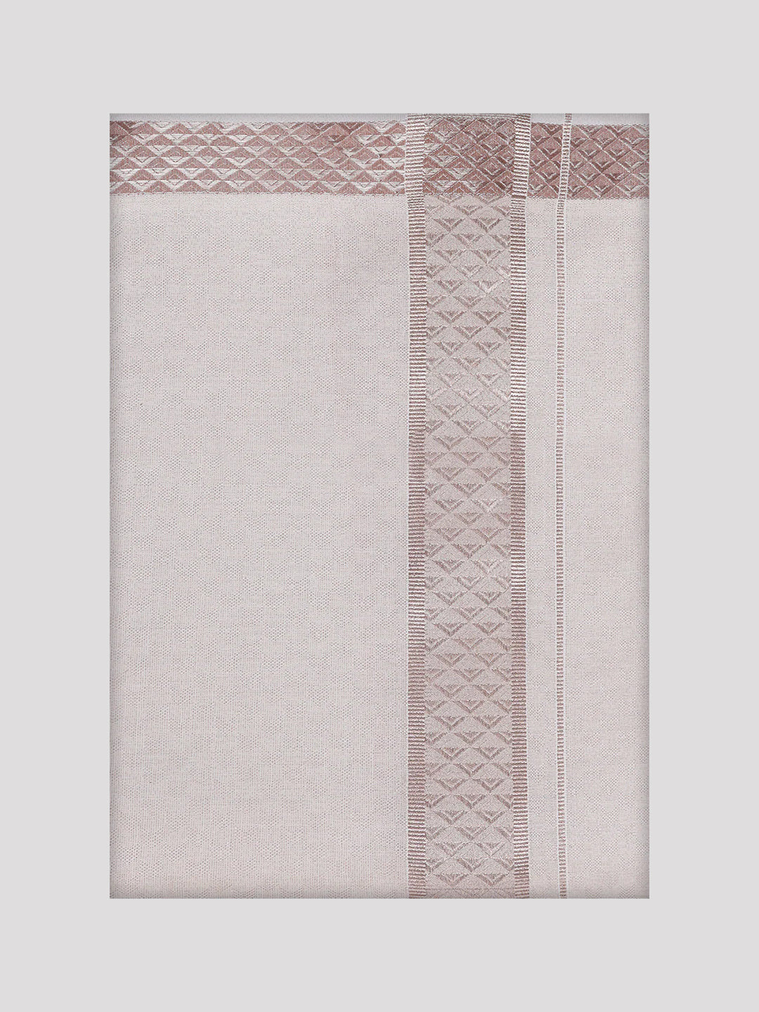 Men's Almond Tissue Jacquard Matching Dhoti Zeebra