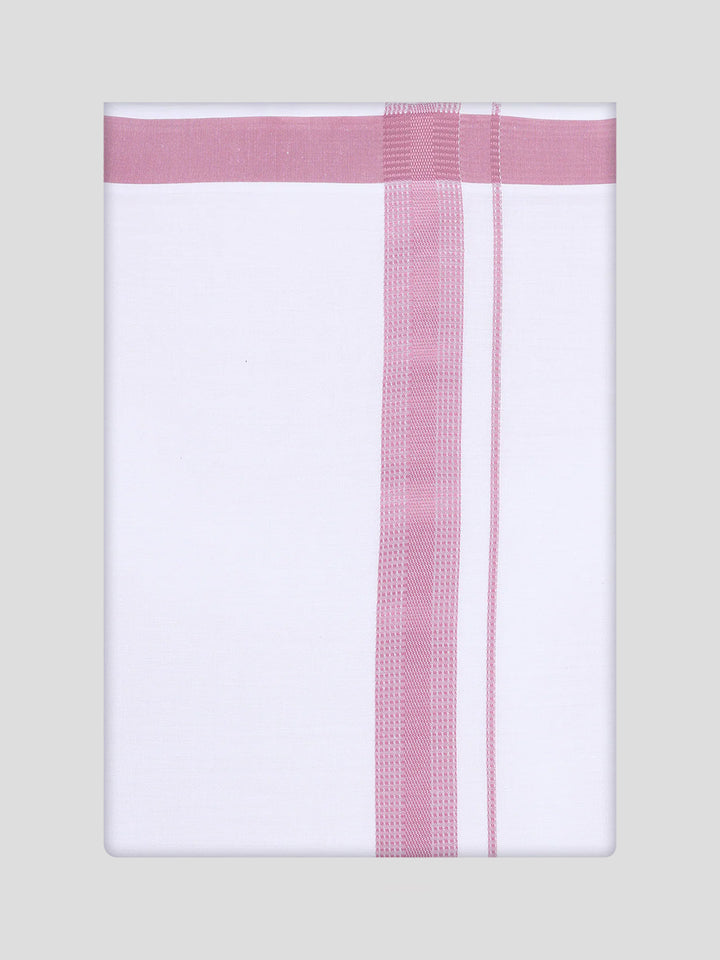 Mens Cotton Dark Pink Matching Shirt and Dhoti Combo Luster