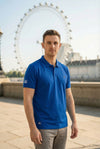 Men's Royal Blue Dry Fit Polo T-Shirt Rover