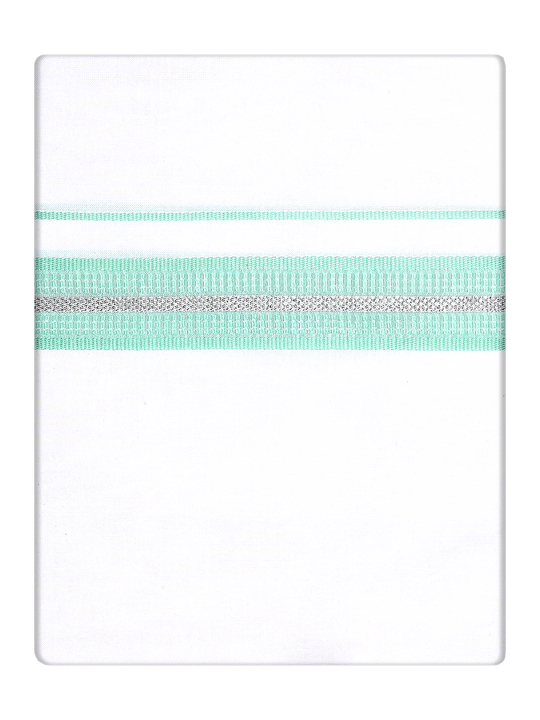 Mens Cotton Light Green Color Matching Shirt and Dhoti Combo Hazel