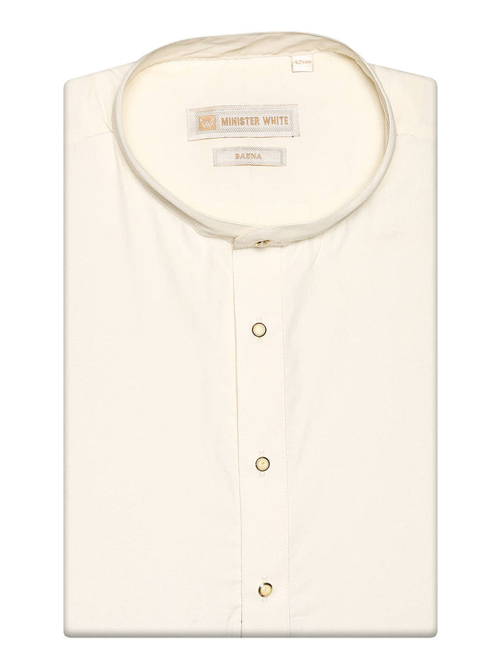 Men’s Cream Cotton Regular Fit Kurta Baena