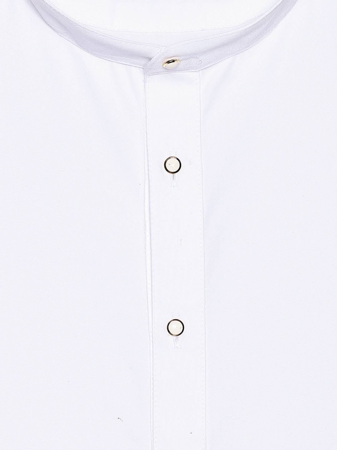 Men’s White Cotton Regular Fit Kurta Hazel