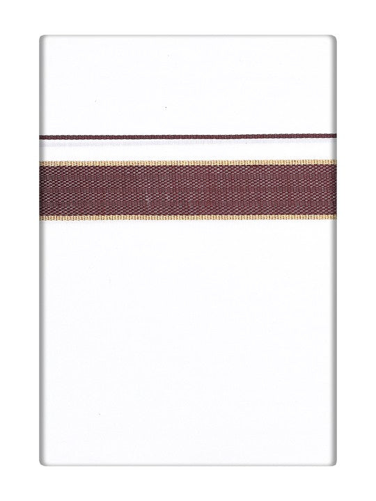 Men's Maroon Matching Fancy Border Dhoti Haiku