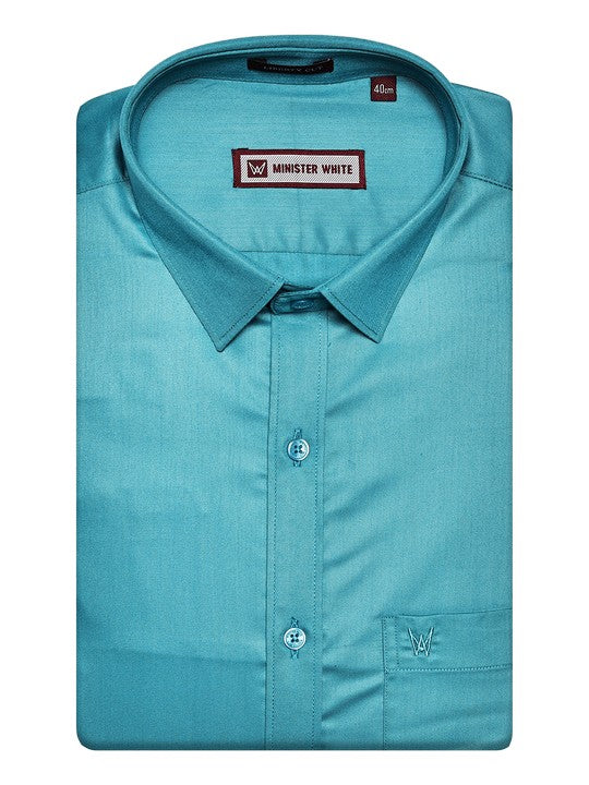 Men's Teal Blue Shirt Haiku