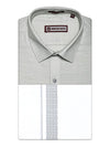 Men's Grey Shirt with Matching Fancy Border Dhoti Combo Google