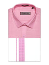 Men's Pink Shirt with Matching Fancy Border Dhoti Combo Google