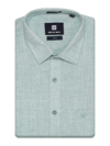 Mens Cotton Mint Colour Regular Fit Shirt Oura