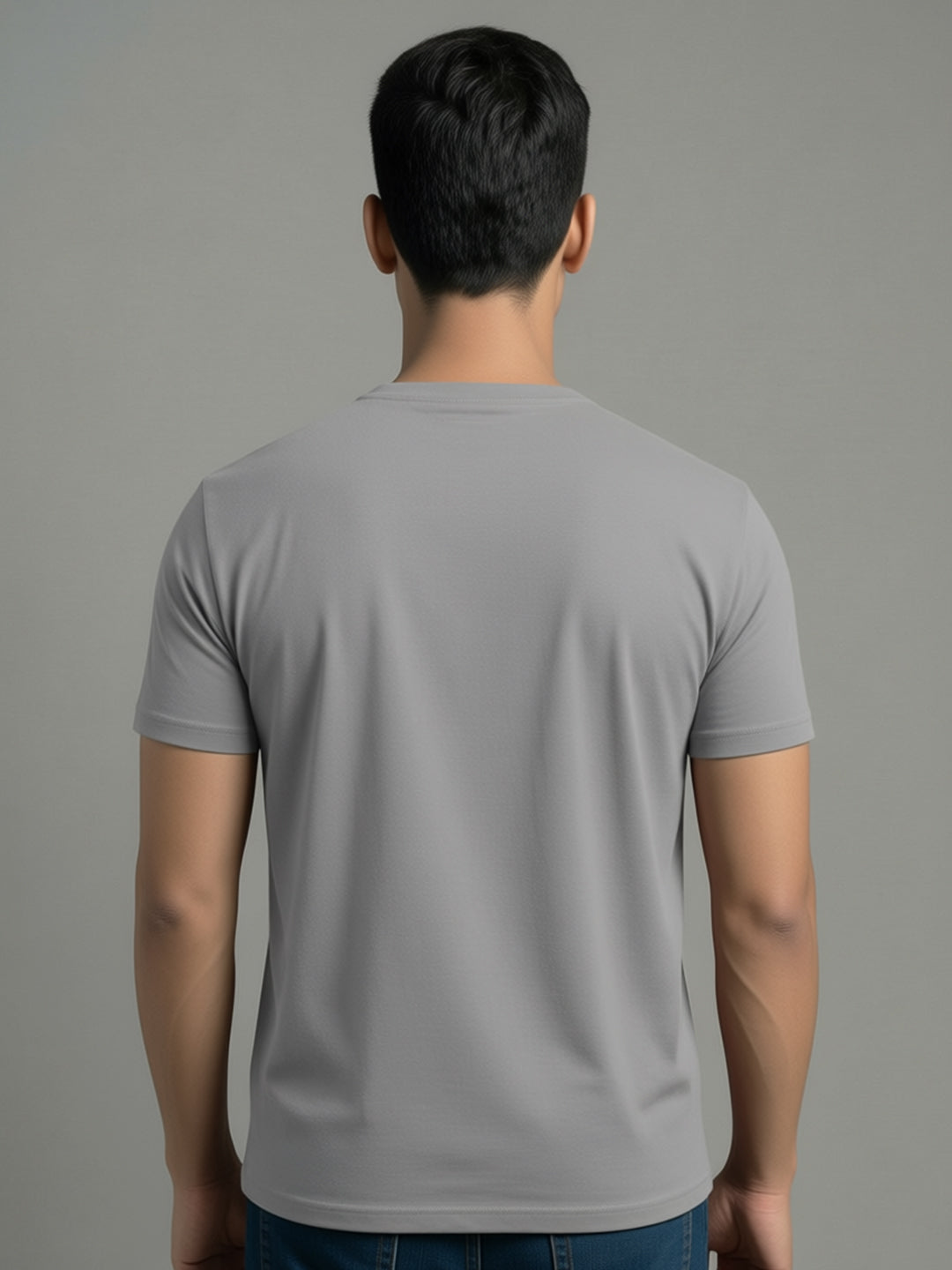 Men's Anthra Regular Fit V-Neck T-Shirt Caliber