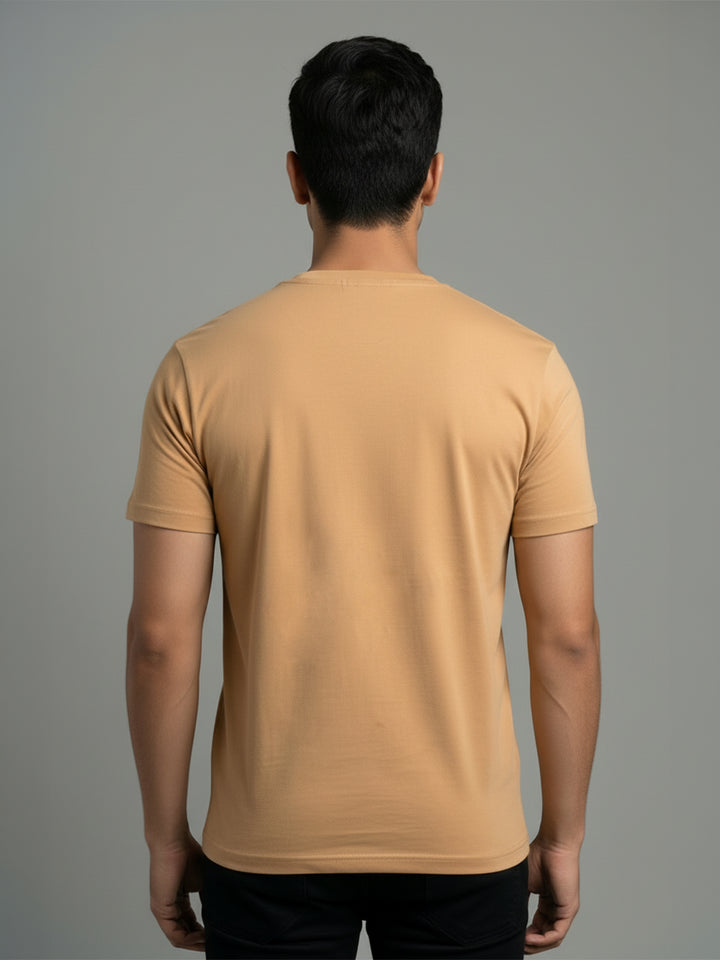 Men's sandal Regular Fit Round Neck T-Shirt Crisper